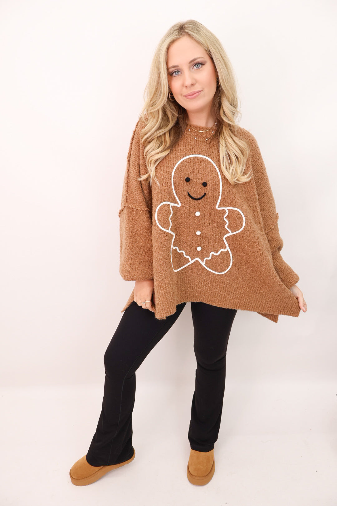Gingerbread Oversized Sweater