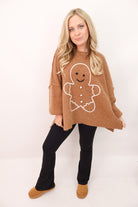 Gingerbread Oversized Sweater