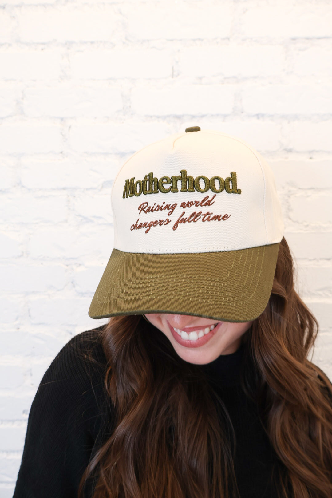 Motherhood Embroidered Hat