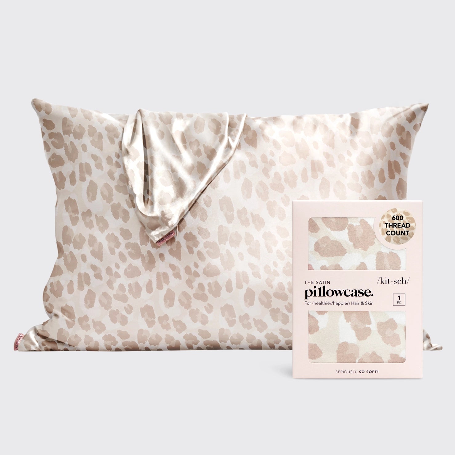 Kitsch Satin Pillowcase - Leopard